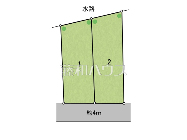 全体区画図　【日野市多摩平２丁目】