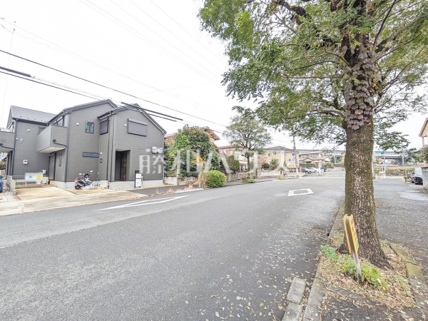 接道状況および現場風景　【八王子市清川町】