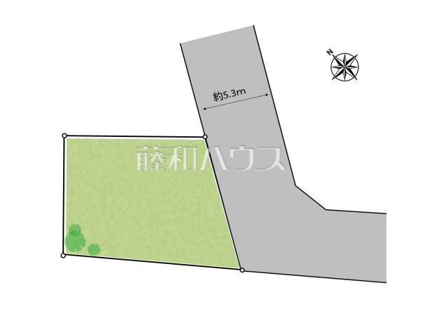 全体区画図　【東大和市芋窪１丁目】