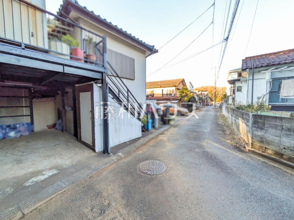 接道状況および現場風景　【東大和市芋窪１丁目】