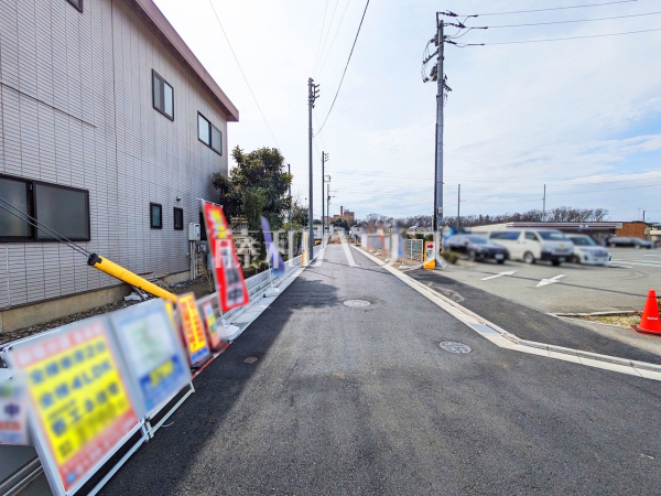 接道状況および現場風景　【東村山市青葉町１丁目】