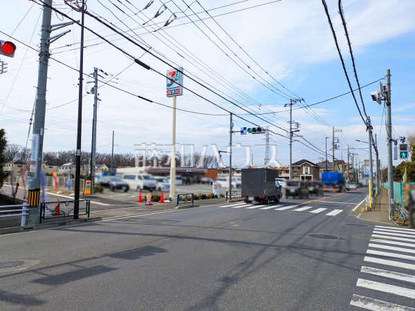 接道状況および現場風景　【東村山市青葉町１丁目】