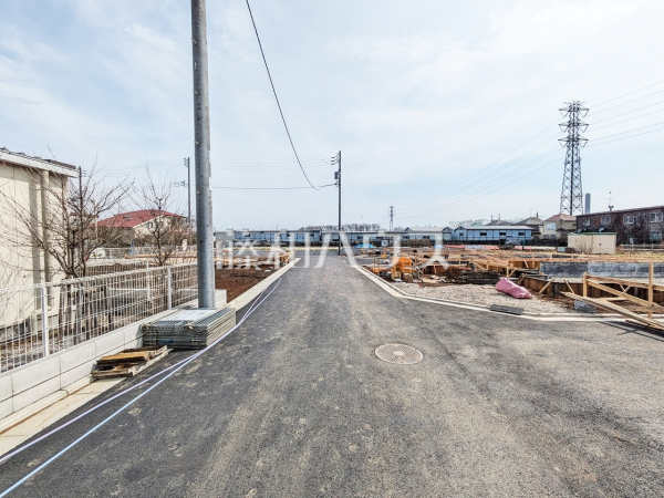 接道状況および現場風景　【東村山市青葉町１丁目】