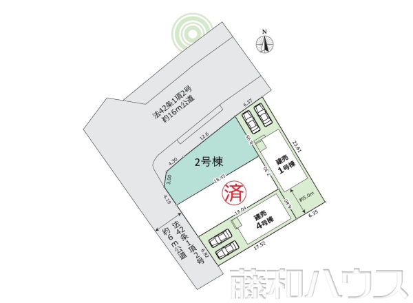 全体区画図　【名古屋市守山区大字上志段味】