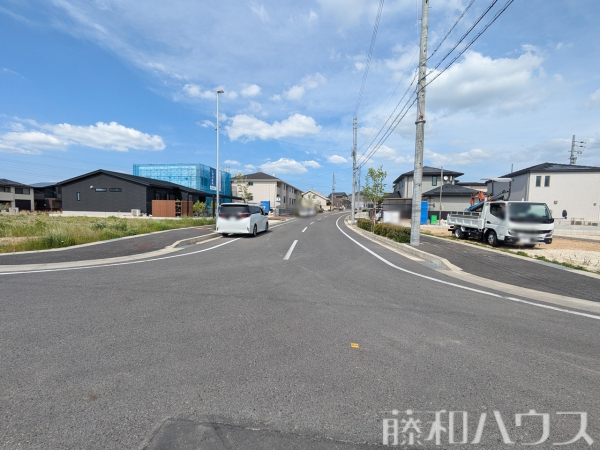 接道状況および現場風景　【名古屋市守山区大字上志段味】