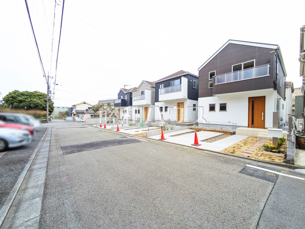 接道状況および現場風景　【八王子市鑓水２丁目】