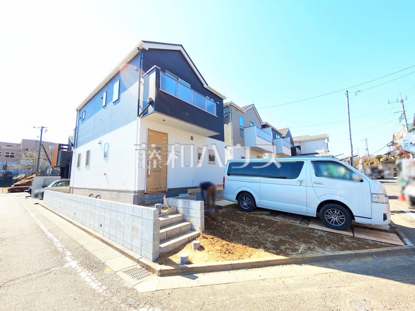 接道状況および現場風景　【八王子市鑓水２丁目】