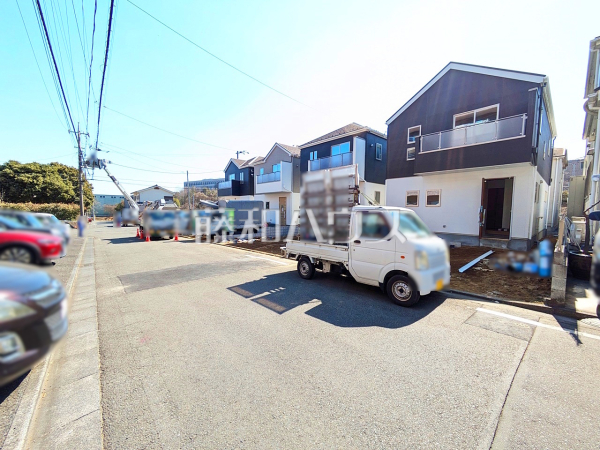 接道状況および現場風景　【八王子市鑓水２丁目】