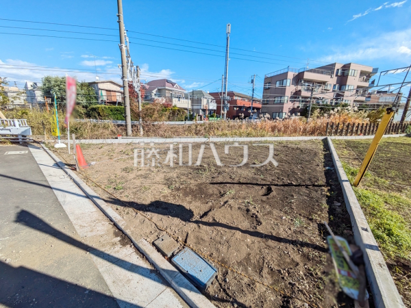 ≪1号棟　外観≫洗面化粧台が2箇所にあるので忙しい朝も便利なプラン。【府中市西府町１丁目】