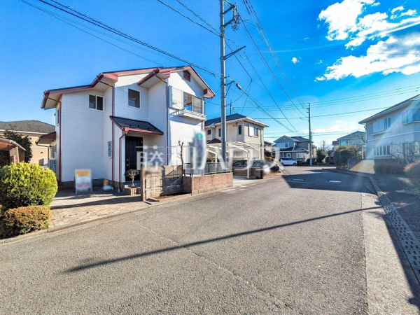 接道状況および現場風景　【武蔵村山市中原２丁目】