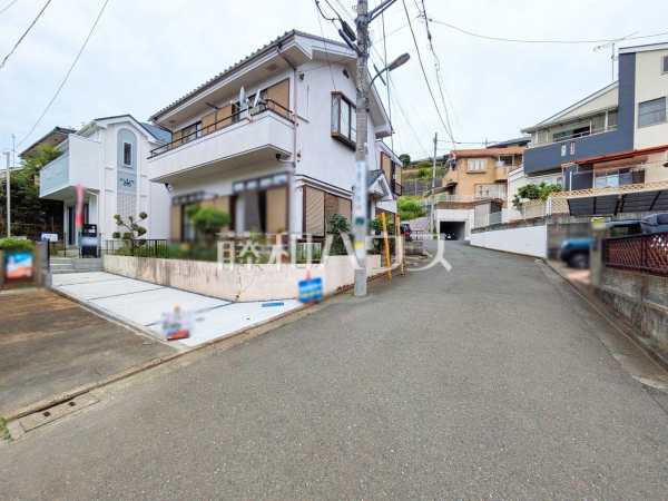 接道状況および現場風景　【八王子市館町】