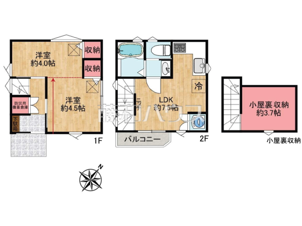 間取図　【練馬区北町８丁目】
