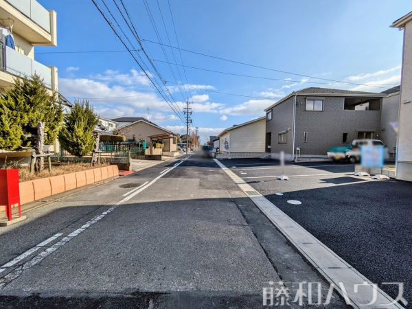 接道状況および現場風景　【春日井市柏原町１丁目】