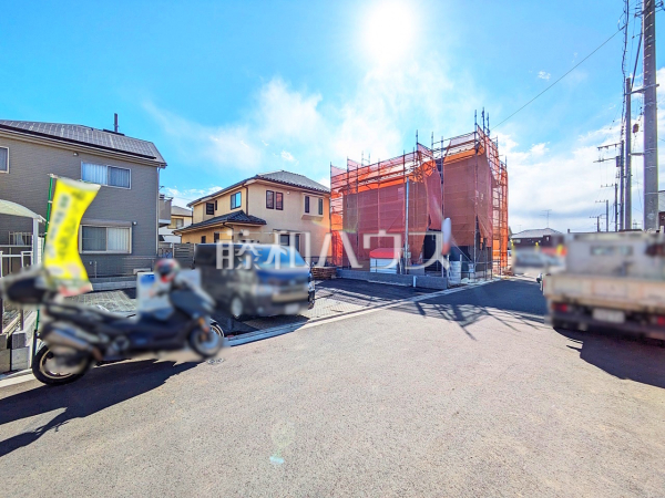 現場風景　誠心誠意、建築中！物件の内部構造などは今しか見ることができません。是非ご見学のお問合せをお待ちしております！【立川市西砂町１丁目】