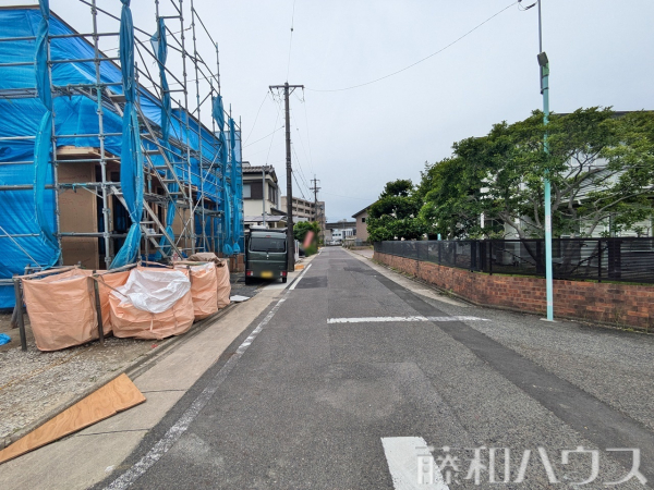 接道状況および現場風景　【名古屋市守山区永森町】