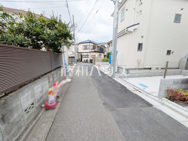 接道状況および現場風景　【杉並区和泉４丁目】
