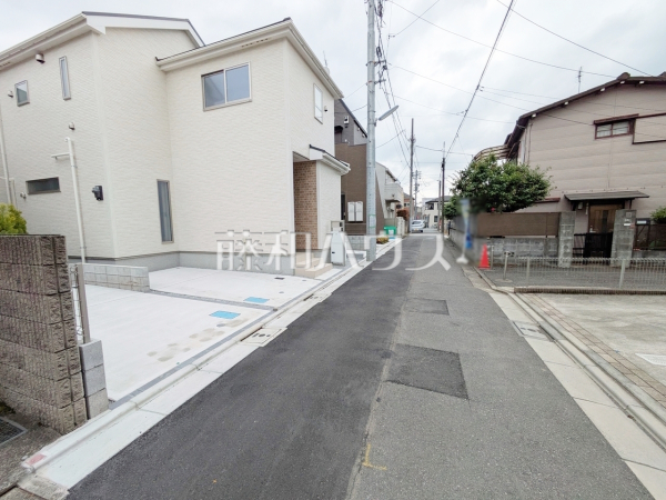 接道状況および現場風景　【杉並区和泉４丁目】