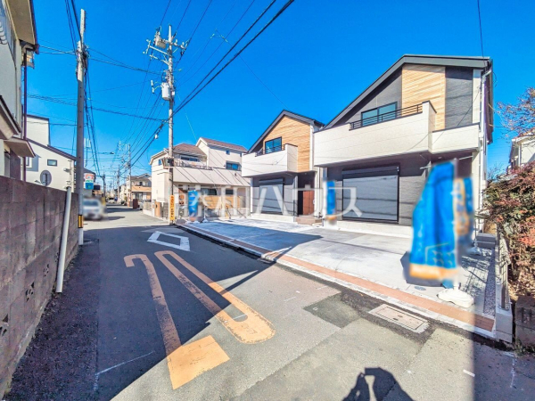 接道状況および現場風景　【国分寺市日吉町１丁目】