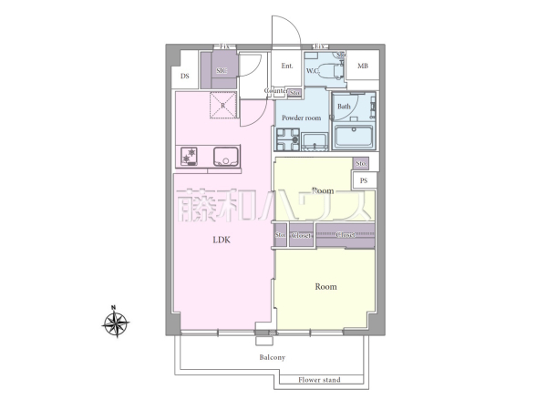 間取図　【東海ミタカマンション】　