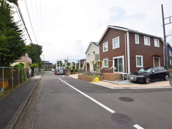接道状況および現場風景　【東大和市芋窪５丁目】