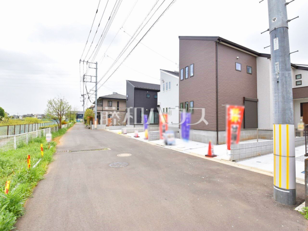 接道状況および現場風景　【東村山市久米川町２丁目】 