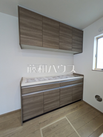 4号棟　キッチンのカップボード　【武蔵村山市残堀４丁目】
