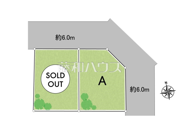 全体区画図　【八王子市清川町】