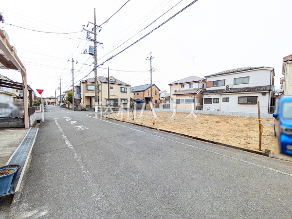 接道状況および現場風景　【八王子市清川町】
