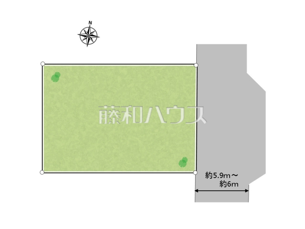 全体区画図　【所沢市東所沢３丁目】
