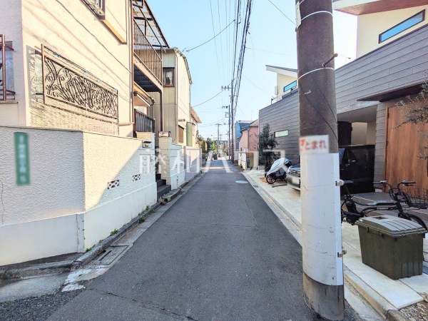 接道状況および現場風景　【西東京市東町５丁目】