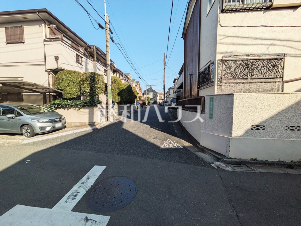 接道状況および現場風景　【西東京市東町５丁目】