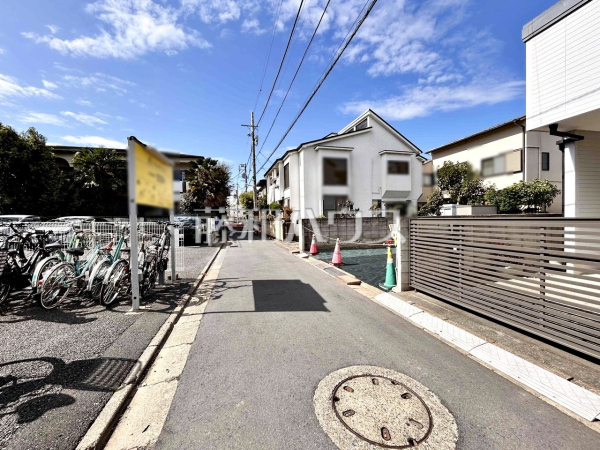 接道状況および現場風景　【練馬区上石神井１丁目】
