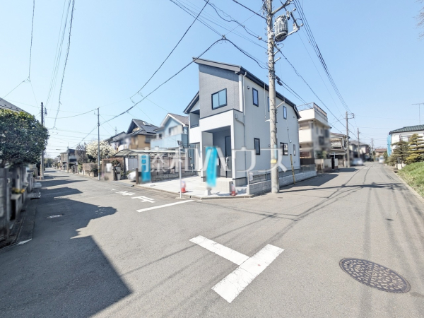 接道状況および現場風景　【東村山市青葉町２丁目】