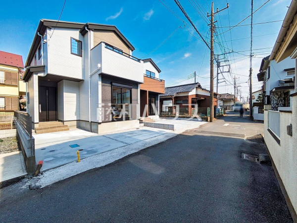 接道状況および現場風景　【所沢市狭山ケ丘２丁目】 平日のご案内も可能です。まずはお気軽にお問合せ下さいませ。 