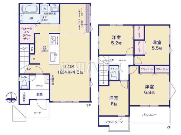間取図　【福岡市早良区四箇１丁目】