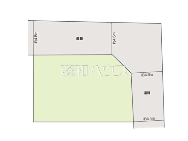 全体区画図　【福岡市南区野多目４丁目】
