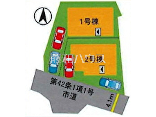 全体区画図　【福岡市城南区干隈２丁目】
