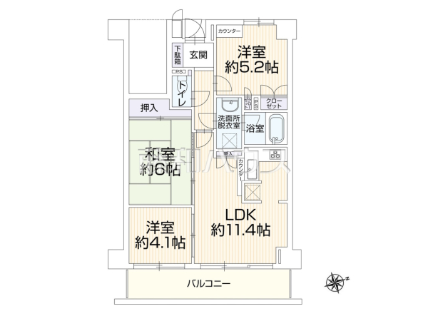 間取図　【アーデル聖蹟桜ヶ丘】
