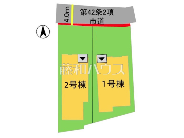 全体区画図　【福岡市早良区野芥２丁目】