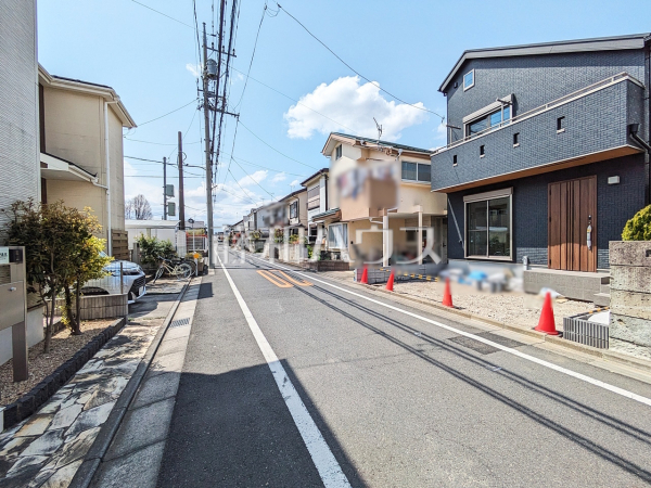 接道状況および現場風景　【国分寺市東戸倉１丁目】