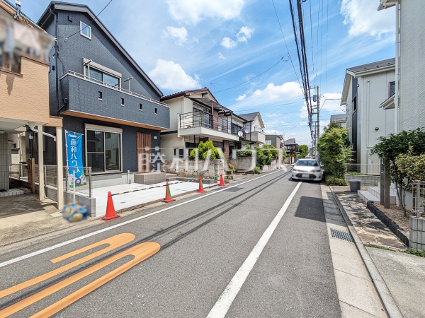 接道状況および現場風景　【国分寺市東戸倉１丁目】