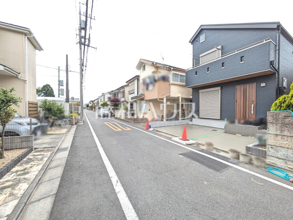 接道状況および現場風景　【国分寺市東戸倉１丁目】