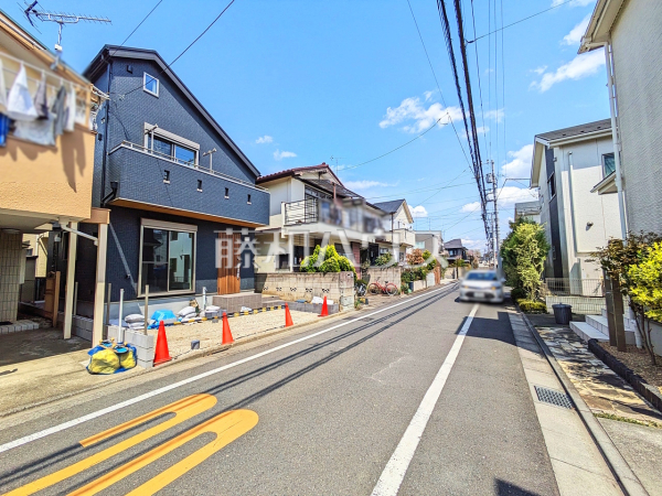 接道状況および現場風景　【国分寺市東戸倉１丁目】