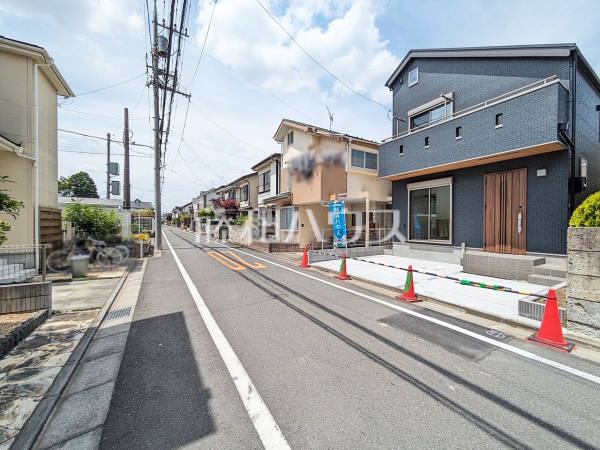 接道状況および現場風景　【国分寺市東戸倉１丁目】