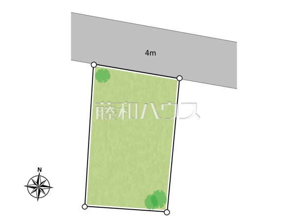 全体区画図　【練馬区大泉学園町１丁目】