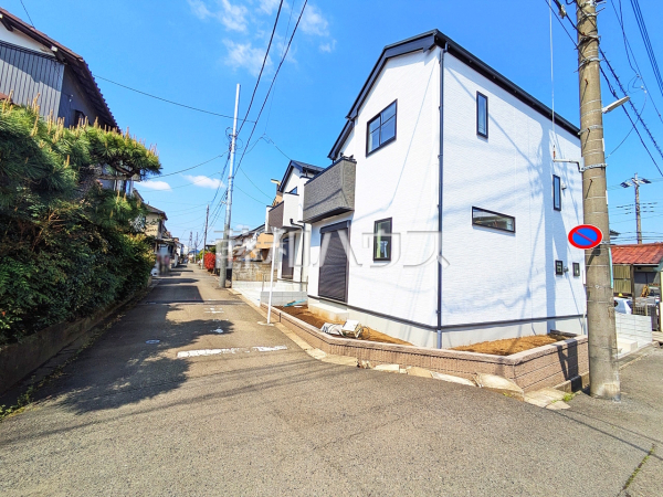接道状況および現場風景　【日野市多摩平６丁目】