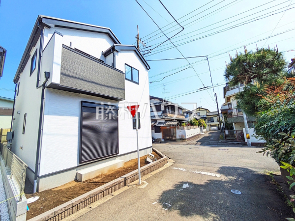 接道状況および現場風景　【日野市多摩平６丁目】