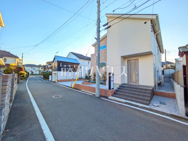 接道状況および現場風景　【八王子市散田町２丁目】
