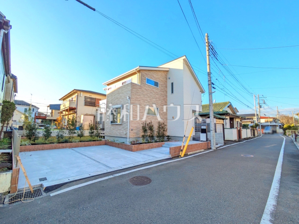 接道状況および現場風景　【八王子市散田町２丁目】