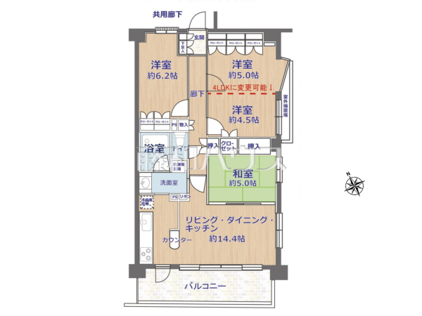 間取図　【サンクレイドル日野】